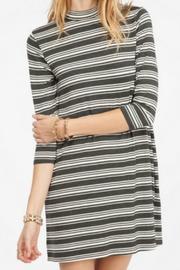  Gray Striped Dress