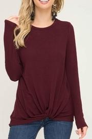  Knotted Knit Top