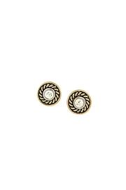  Gold Crystal Studs