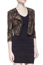  Cropped Camo Jacket