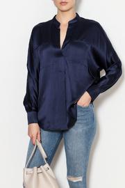 Band Collar Blouse