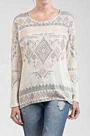  Printed Pattern Sweater