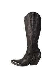 Cowboy, Black, Heeled-boot