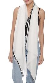  Two-tone Fringe Scarf