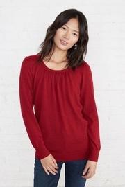  Draped-back Sweater