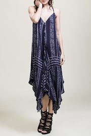  Asymmetric Hem Maxi Dress