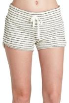  Striped Cotton-knit Shorts