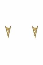  Gold Plated Triangle Earring