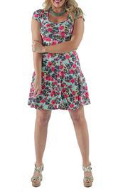  Plus Size Floral Dress