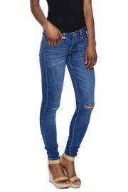  Knee Slit Skinny Jean
