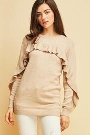  Sweater With Ruffle