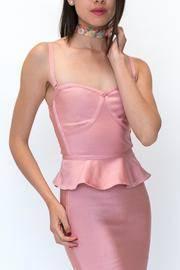  Peplum Pink Blouse