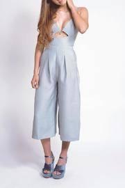  Grey Cutout Jumpsuit