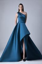  One-shoulder Evening Gown