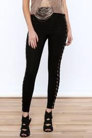  Black Eyelet Pants