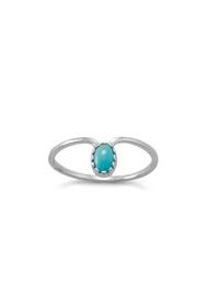  Turquoise Drop Ring