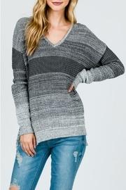  Charcoal Ombré Sweater