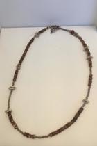  Andalusite Silver Necklace