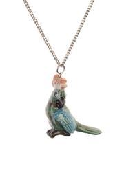 Porcelain Parrot Necklace