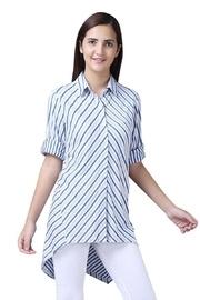  Stripe Hi-lo Shirt