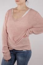 Twisted Sweater Pink