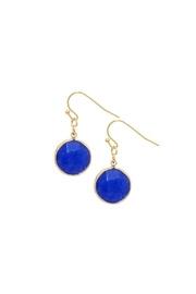  Semi Precious Round Earrings