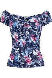  Dolores Hibiscus Top