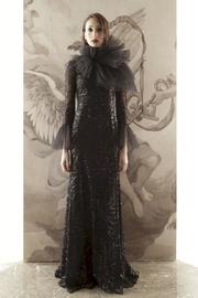  Structured Neckline Gown