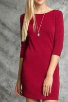  Textured Rib Dress