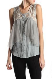  Lace Shoulder Top