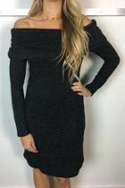  Shawl Collar Dress