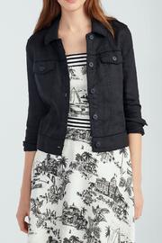  Raw-edge Linen Jacket