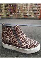  Cheetah Sneaker Wedge