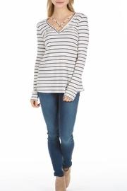  Cal Striped Knit Top