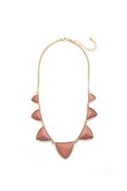  Peach Triangle Necklace