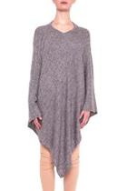  Cashmere Cable Poncho