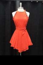  Tangerine Mini Dress