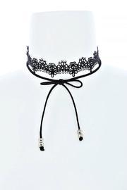 Floral Lace-bow Choker