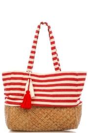  Straw Striped Bag