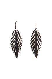  Metal Leaf Earrings