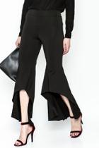  Black High Low Pants