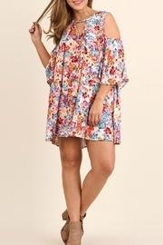  Open Shoulder Plus Dress