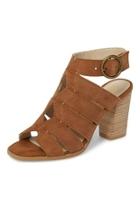  Completely Engaged Tan Suede Stack Heel