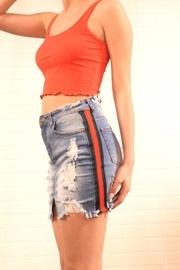  Stripe Detail Skirt