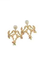  Chandeliers Gold Plated Earrings