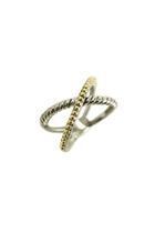  Crossover 2-tone Ring
