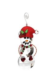  Snowman W/santa Hat