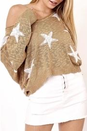  Tan Star Sweater