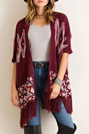  Fuzzy Aztec Cardigan