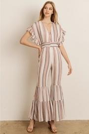  Vertical Stripe Jumpsuit